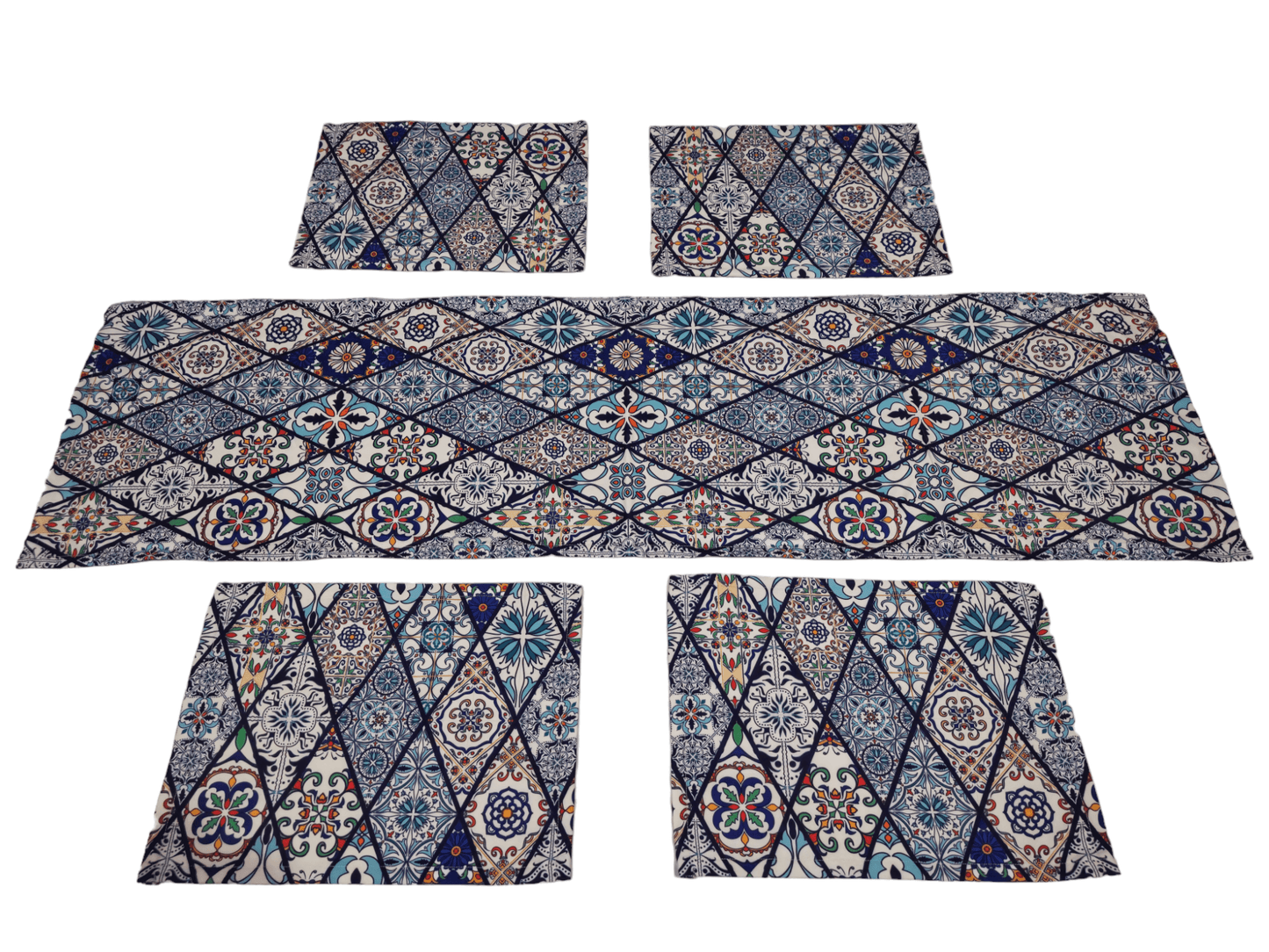 Turkish cotton kitchen décor, place mats and table runners. Traditional Turkish designs. Kitchen and lounge decor, stylish and unique kitchen and lounge room items. Gift ideas, housewarming gift. Colourful home designs.