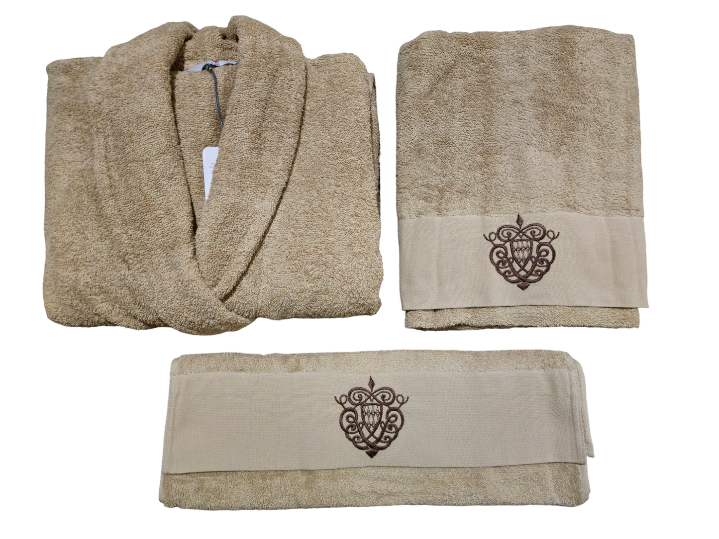 Turkish Cotton Towel and bathrobe Set My Home Exclusive. Quality Turkish cotton luxury towels and bathrobe sets. Luxurious and stylish towels and bathrobes. Wedding gifts and bridal wear.