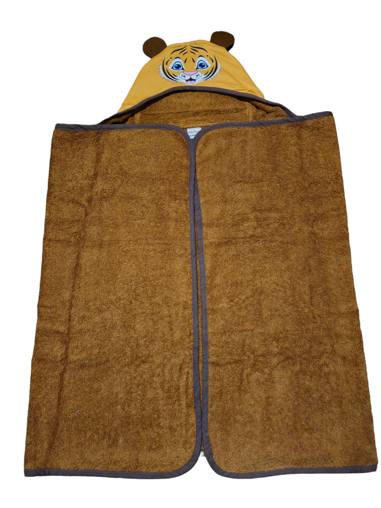 Kids Hooded Towel Brown Giraffe - My Home Exclusive 100% cotton soft and absorbent kids bathrobes, perfect for bath or pool time. Kids bathrobes and towels, Turkish cotton colourful, unique and luxurious. Fun kids bath time, kids swimming lessons, bubble bath, pure cotton, gift ideas, pool party, children’s birthday present.