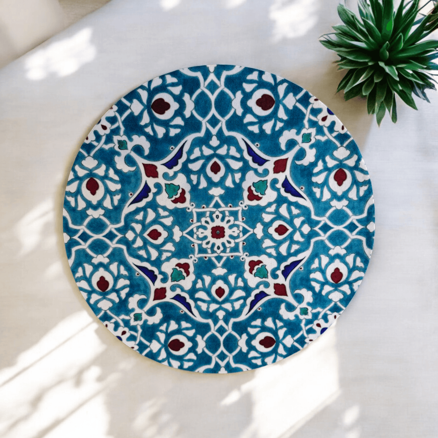 Turkish cotton kitchen décor, place mats and table runners. Traditional Turkish designs. Kitchen and lounge decor, stylish and unique kitchen and lounge room items. Gift ideas, housewarming gift. Colourful home designs.