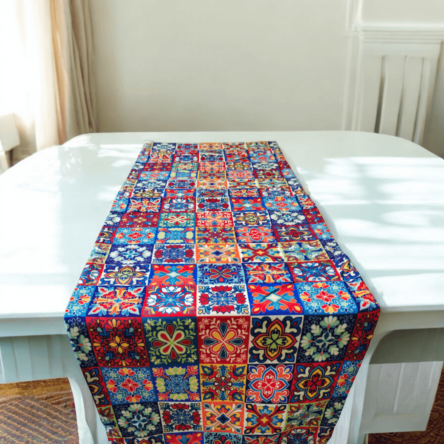 Turkish cotton kitchen décor, place mats and table runners. Traditional Turkish designs. Kitchen and lounge decor, stylish and unique kitchen and lounge room items. Gift ideas, housewarming gift. Colourful home designs.