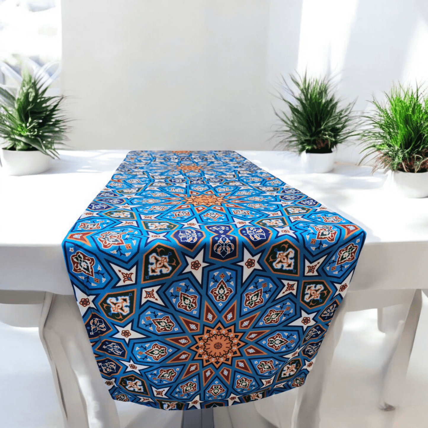 Turkish cotton kitchen décor, place mats and table runners. Traditional Turkish designs. Kitchen and lounge decor, stylish and unique kitchen and lounge room items. Gift ideas, housewarming gift. Colourful home designs.