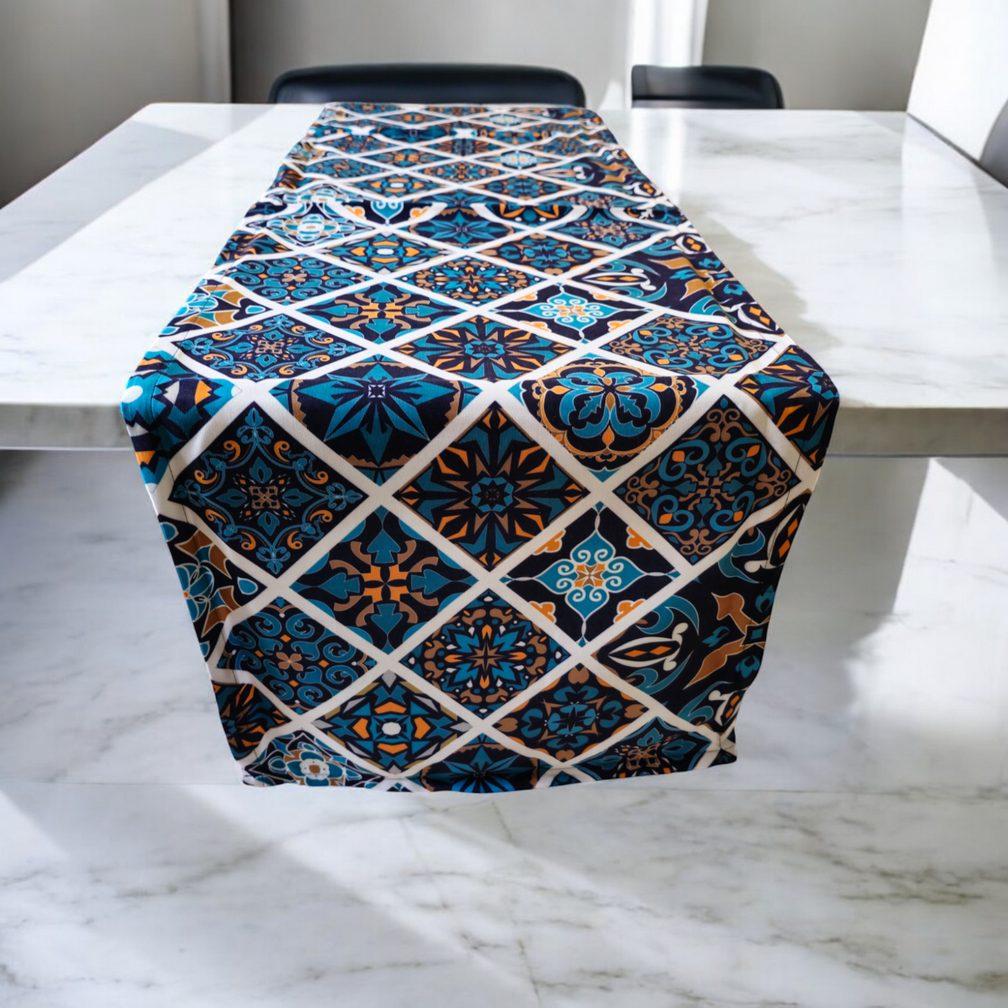 Turkish cotton kitchen décor, place mats and table runners. Traditional Turkish designs. Kitchen and lounge decor, stylish and unique kitchen and lounge room items. Gift ideas, housewarming gift. Colourful home designs.