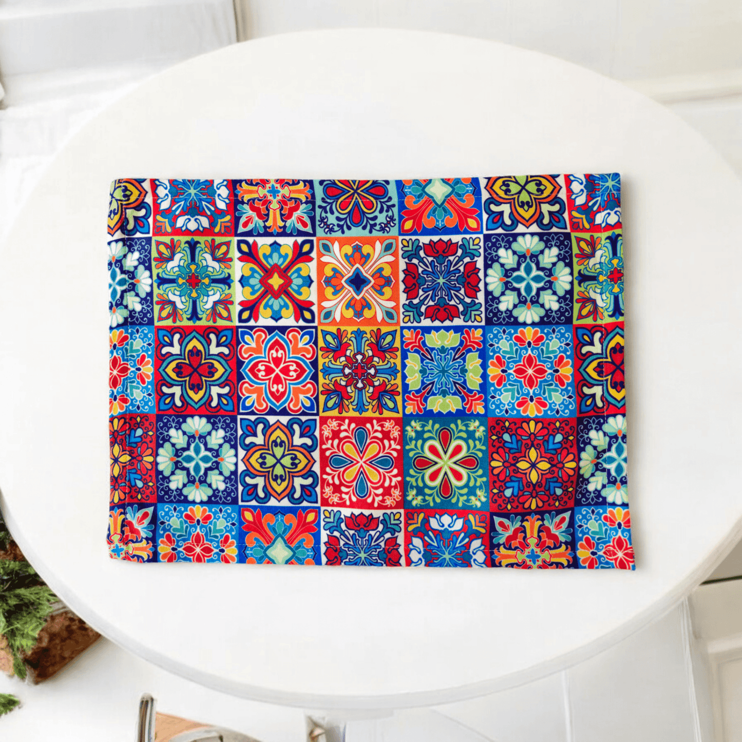 Turkish cotton kitchen décor, place mats and table runners. Traditional Turkish designs. Kitchen and lounge decor, stylish and unique kitchen and lounge room items. Gift ideas, housewarming gift. Colourful home designs.
