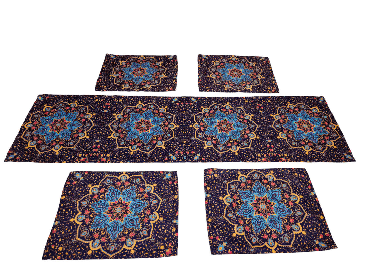 Turkish cotton kitchen décor, place mats and table runners. Traditional Turkish designs. Kitchen and lounge decor, stylish and unique kitchen and lounge room items. Gift ideas, housewarming gift. Colourful home designs.