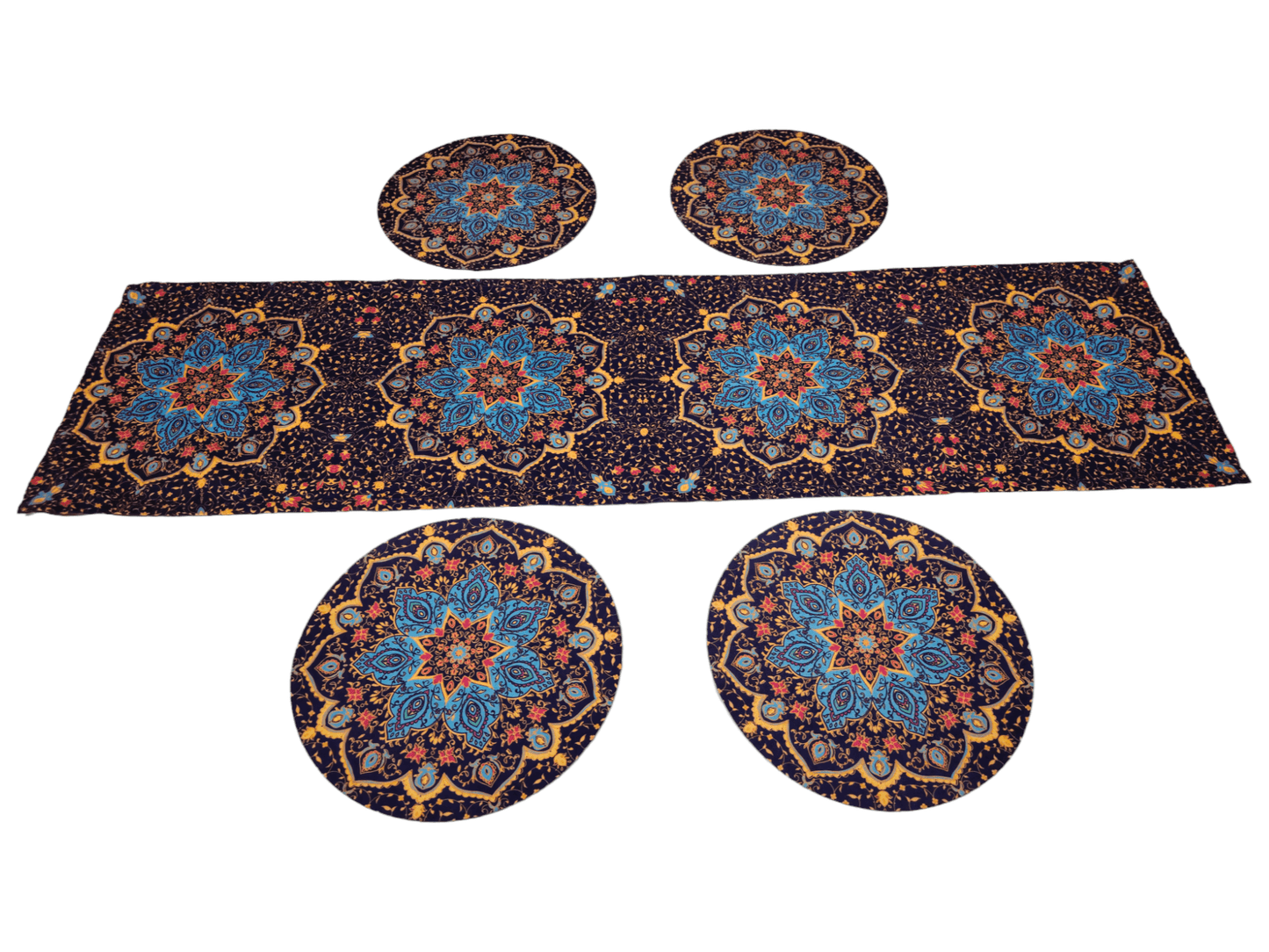 Turkish cotton kitchen décor, place mats and table runners. Traditional Turkish designs. Kitchen and lounge decor, stylish and unique kitchen and lounge room items. Gift ideas, housewarming gift. Colourful home designs.