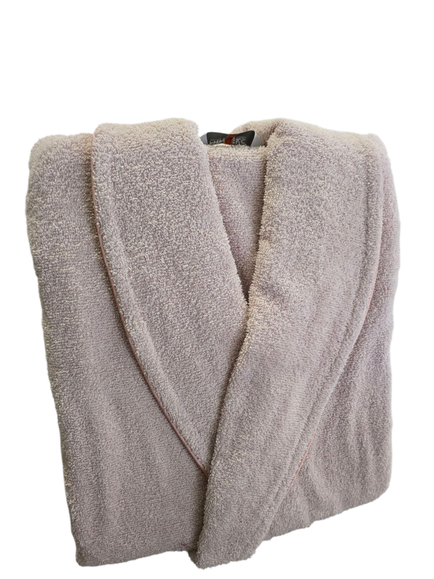 Alora 3 piece bathrobe set with 1 cotton robe and 2 cotton towels (70x140 cm and 50x90 cm).