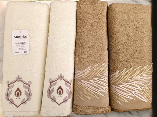 Turkish Cotton Towel Set My Home Exclusive. Quality Turkish cotton luxury towels and towel sets. Luxurious and stylish towels.