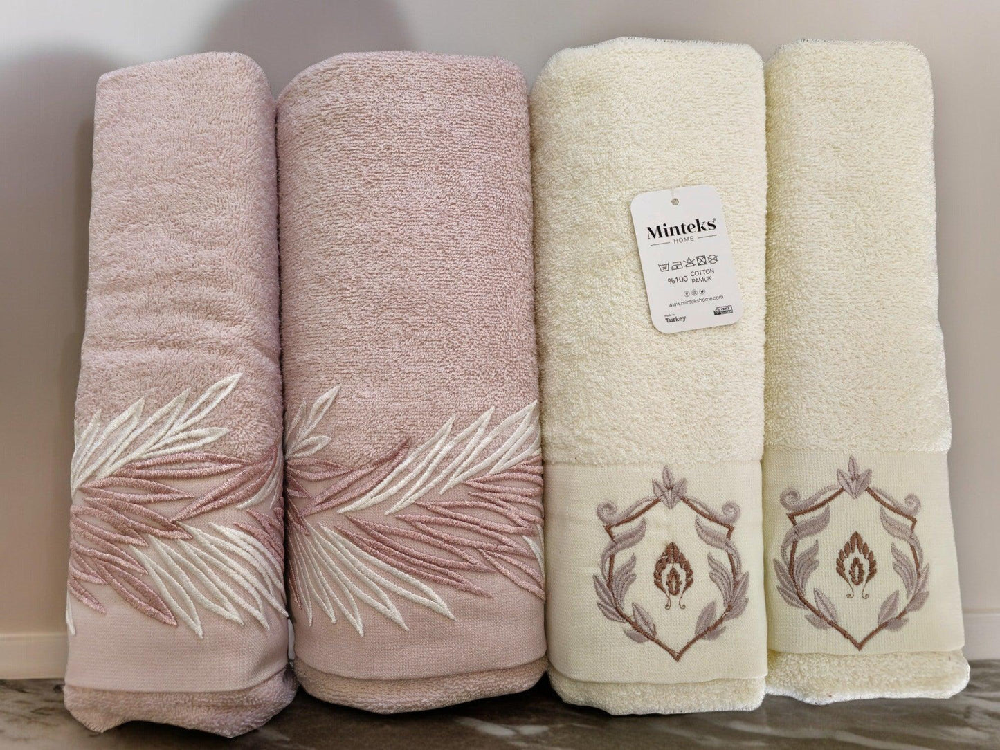 Turkish Cotton Towel Set My Home Exclusive. Quality Turkish cotton luxury towels and towel sets. Luxurious and stylish towels.