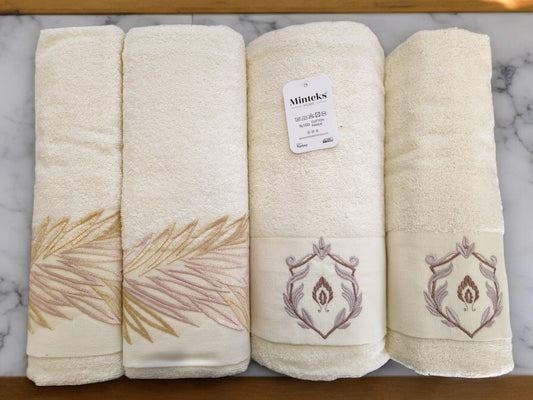 Turkish Cotton Towel Set My Home Exclusive. Quality Turkish cotton luxury towels and towel sets. Luxurious and stylish towels.