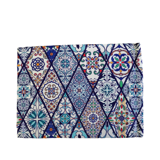 Turkish cotton colourful placemats. Traditional Turkish designs. Kitchen decor, stylish and unique kitchen items. Gift ideas, housewarming gift. Colourful kitchen designs.   