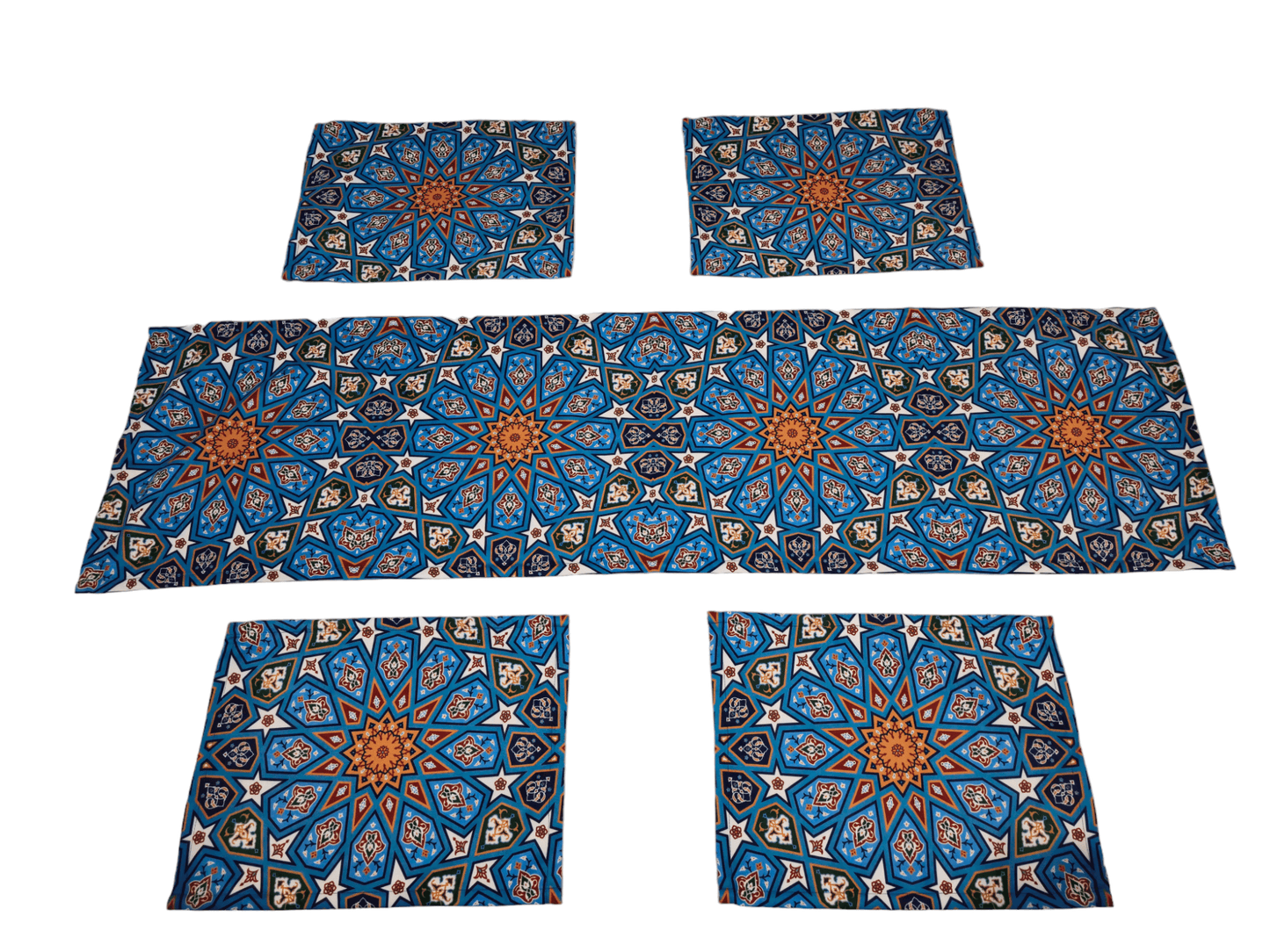 Turkish cotton kitchen décor, place mats and table runners. Traditional Turkish designs. Kitchen and lounge decor, stylish and unique kitchen and lounge room items. Gift ideas, housewarming gift. Colourful home designs.