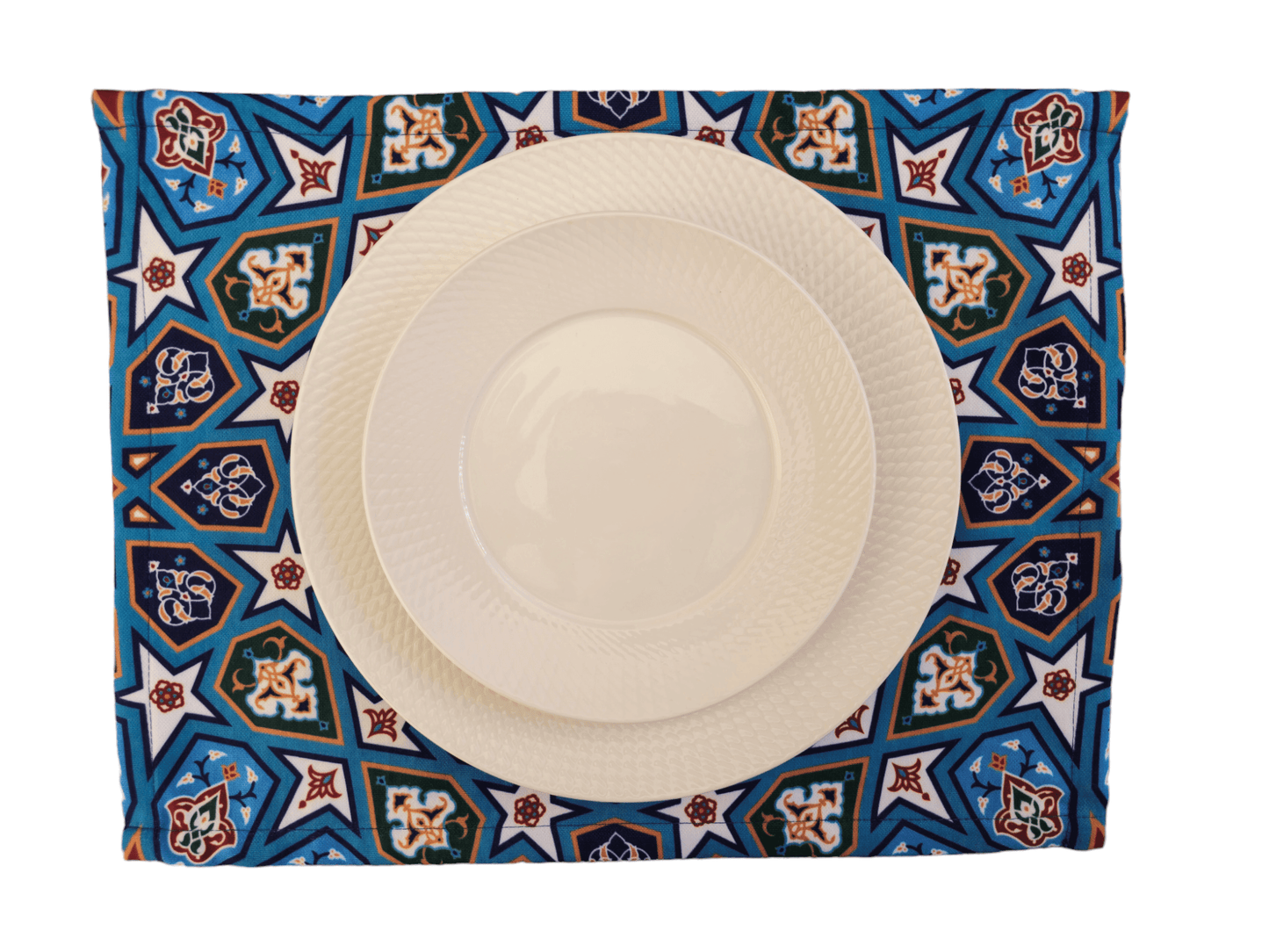 Turkish cotton colourful placemats. Traditional Turkish designs. Kitchen decor, stylish and unique kitchen items. Gift ideas, housewarming gift. Colourful kitchen designs.   