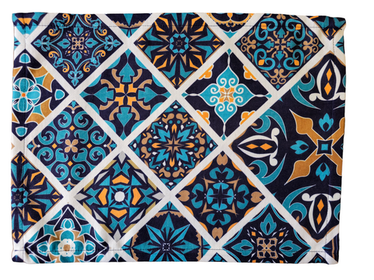 Turkish cotton colourful placemats. Traditional Turkish designs. Kitchen decor, stylish and unique kitchen items. Gift ideas, housewarming gift. Colourful kitchen designs.   