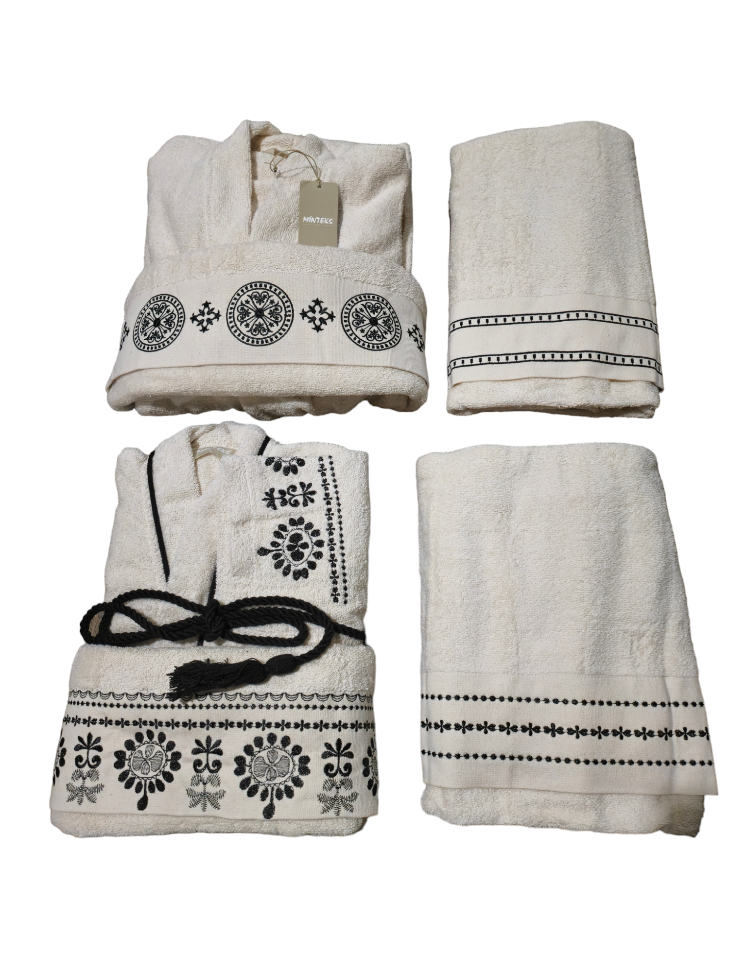 Turkish Cotton Towel and bathrobe Set My Home Exclusive. Quality Turkish cotton luxury towels and bathrobe sets. Luxurious and stylish towels and bathrobes. Wedding gifts and bridal wear. 