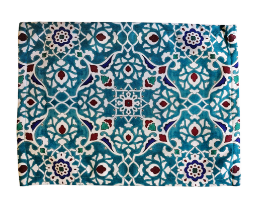 Turkish cotton colourful placemats. Traditional Turkish designs. Kitchen decor, stylish and unique kitchen items. Gift ideas, housewarming gift. Colourful kitchen designs.   