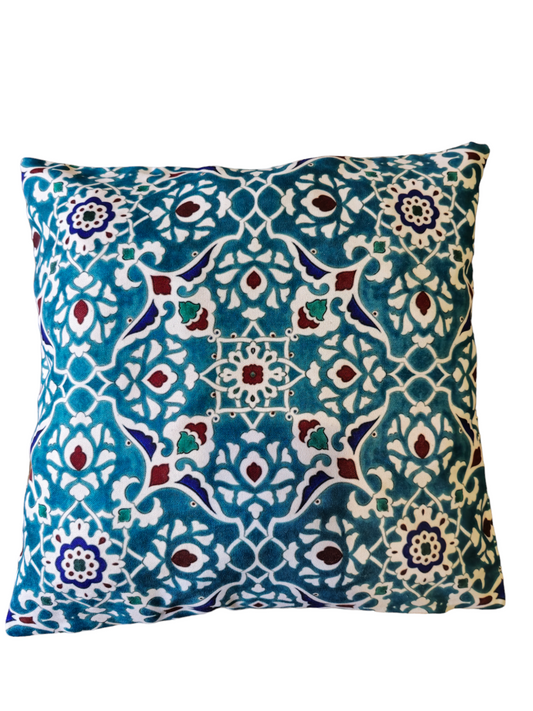 Turkish cotton colourful cushion cover. Traditional Turkish designs. Kitchen and lounge decor, stylish and unique kitchen and lounge room items. Gift ideas, housewarming gift. Colourful home designs.   