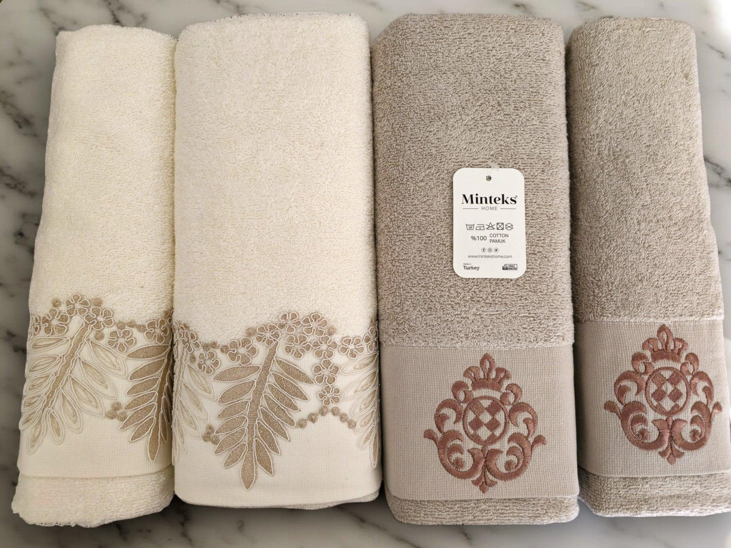 Turkish Cotton Towel Set My Home Exclusive. Quality Turkish cotton luxury towels and towel sets. Luxurious and stylish towels.