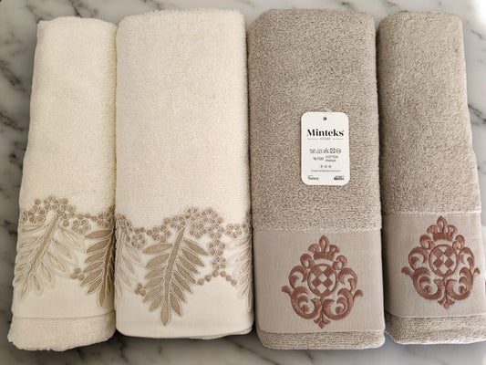Turkish Cotton Towel Set My Home Exclusive. Quality Turkish cotton luxury towels and towel sets. Luxurious and stylish towels.