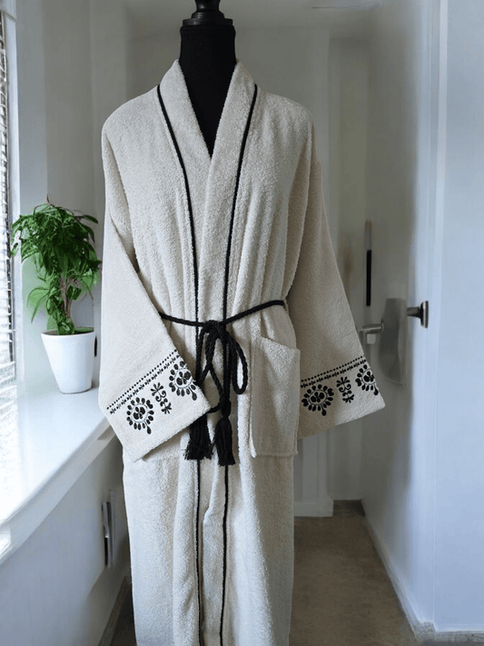 Turkish Cotton Towel and bathrobe Set My Home Exclusive. Quality Turkish cotton luxury towels and bathrobe sets. Luxurious and stylish towels and bathrobes. Wedding gifts and bridal wear.