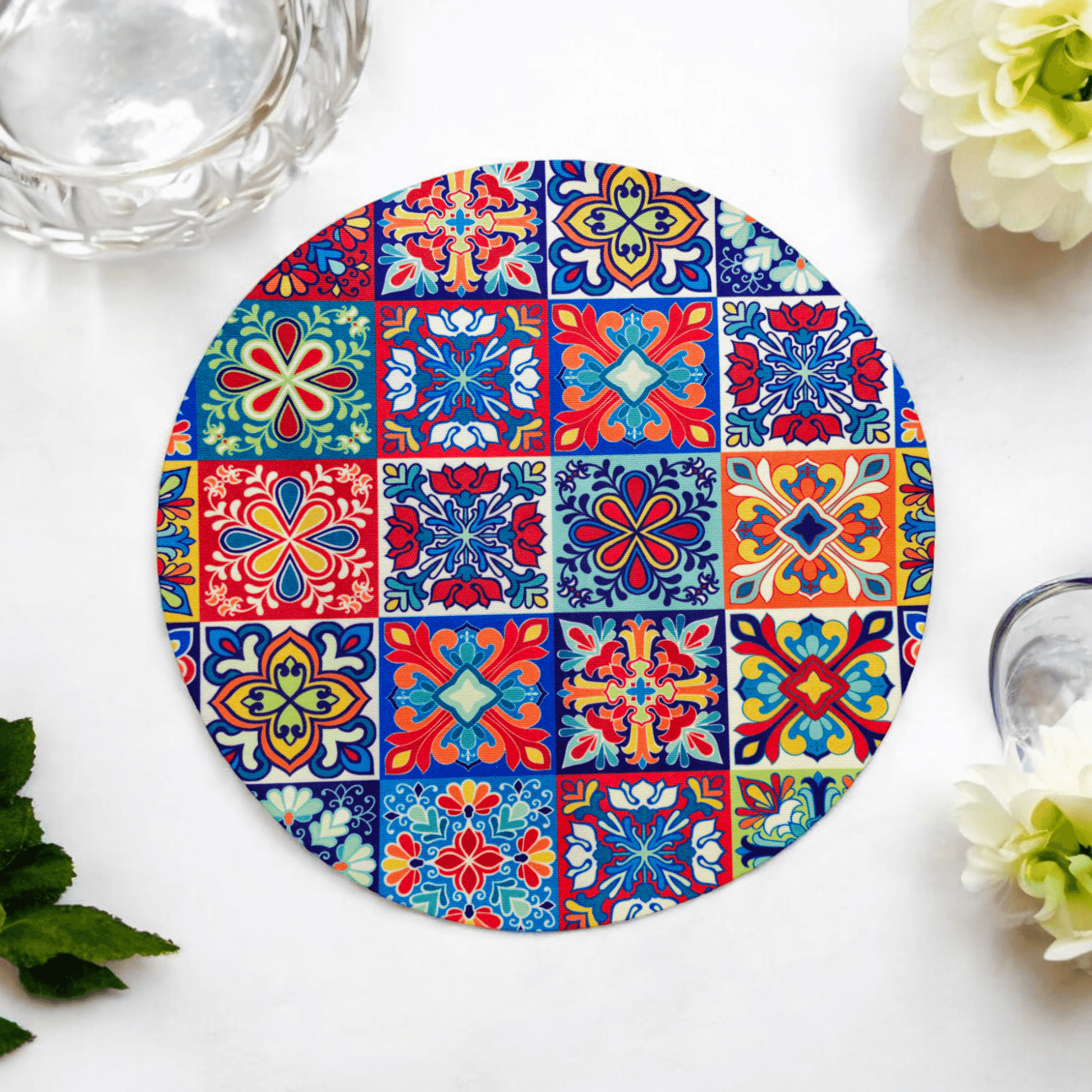 Turkish cotton kitchen décor, place mats and table runners. Traditional Turkish designs. Kitchen and lounge decor, stylish and unique kitchen and lounge room items. Gift ideas, housewarming gift. Colourful home designs.