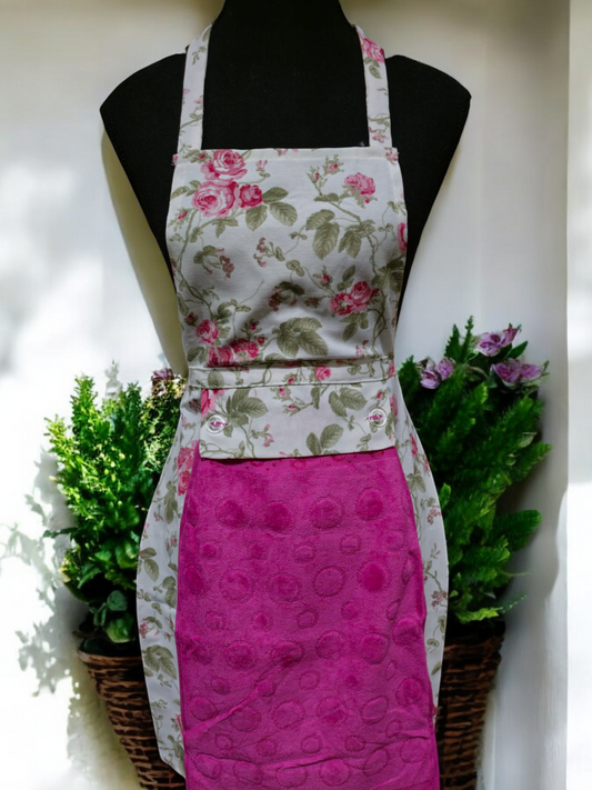 Turkish cotton colourful aprons. Luxury cotton aprons. Apron with attachable towel. Kitchen aprons. Kitchen gift ideas. Mother’s day gift. Kitchen wear and kitchen décor. 