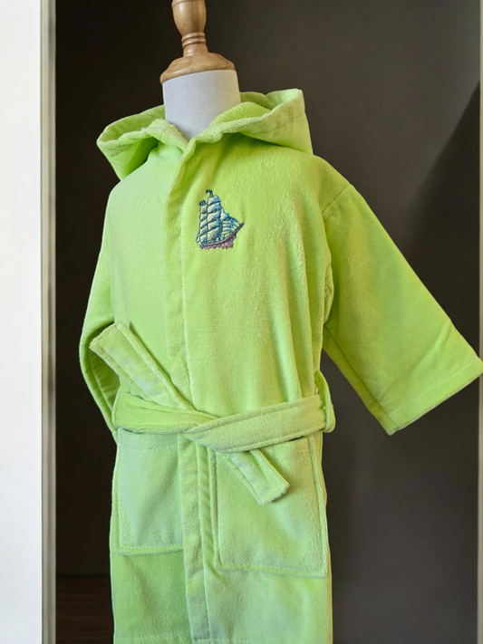 100% cotton soft and absorbent kids bathrobes, perfect for bath or pool time. Kids bathrobes and towels, Turkish cotton colourful, unique and luxurious. Fun kids bath time, kids swimming lessons, bubble bath, pure cotton, gift ideas, pool party, children’s birthday present.