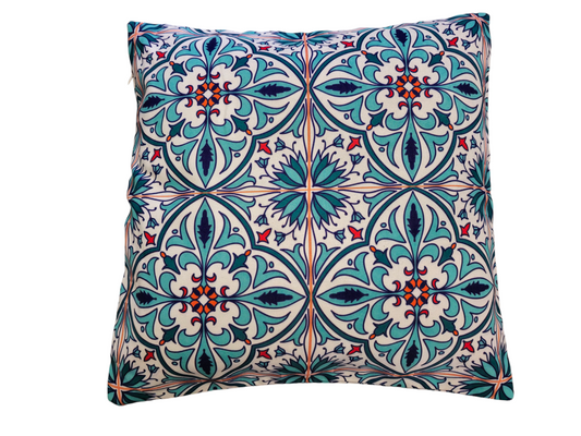 Turkish cotton colourful cushion cover. Traditional Turkish designs. Kitchen and lounge decor, stylish and unique kitchen and lounge room items. Gift ideas, housewarming gift. Colourful home designs.   
