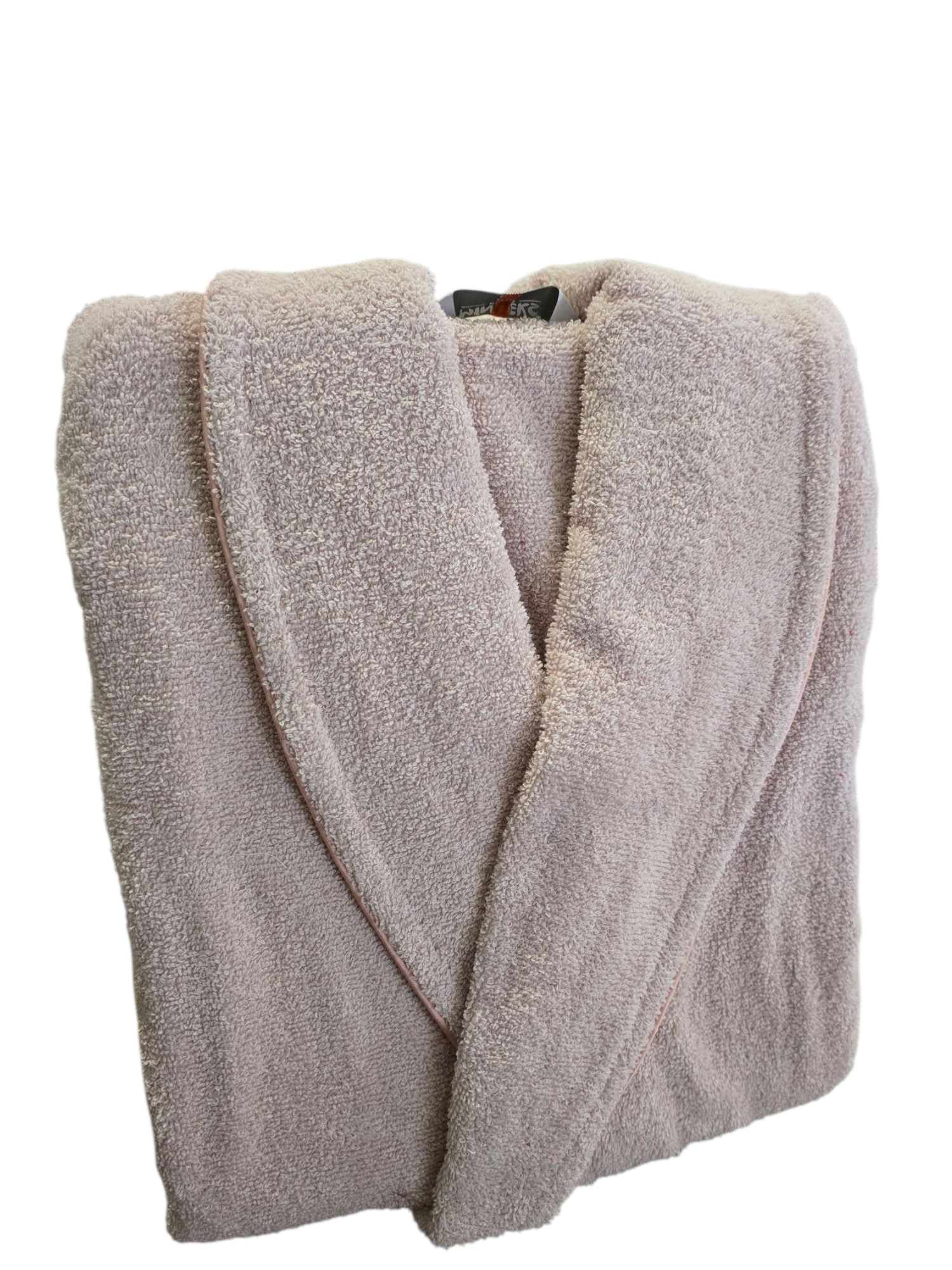 Alora 3 piece bathrobe set with 1 cotton robe and 2 cotton towels (70x140 cm and 50x90 cm).